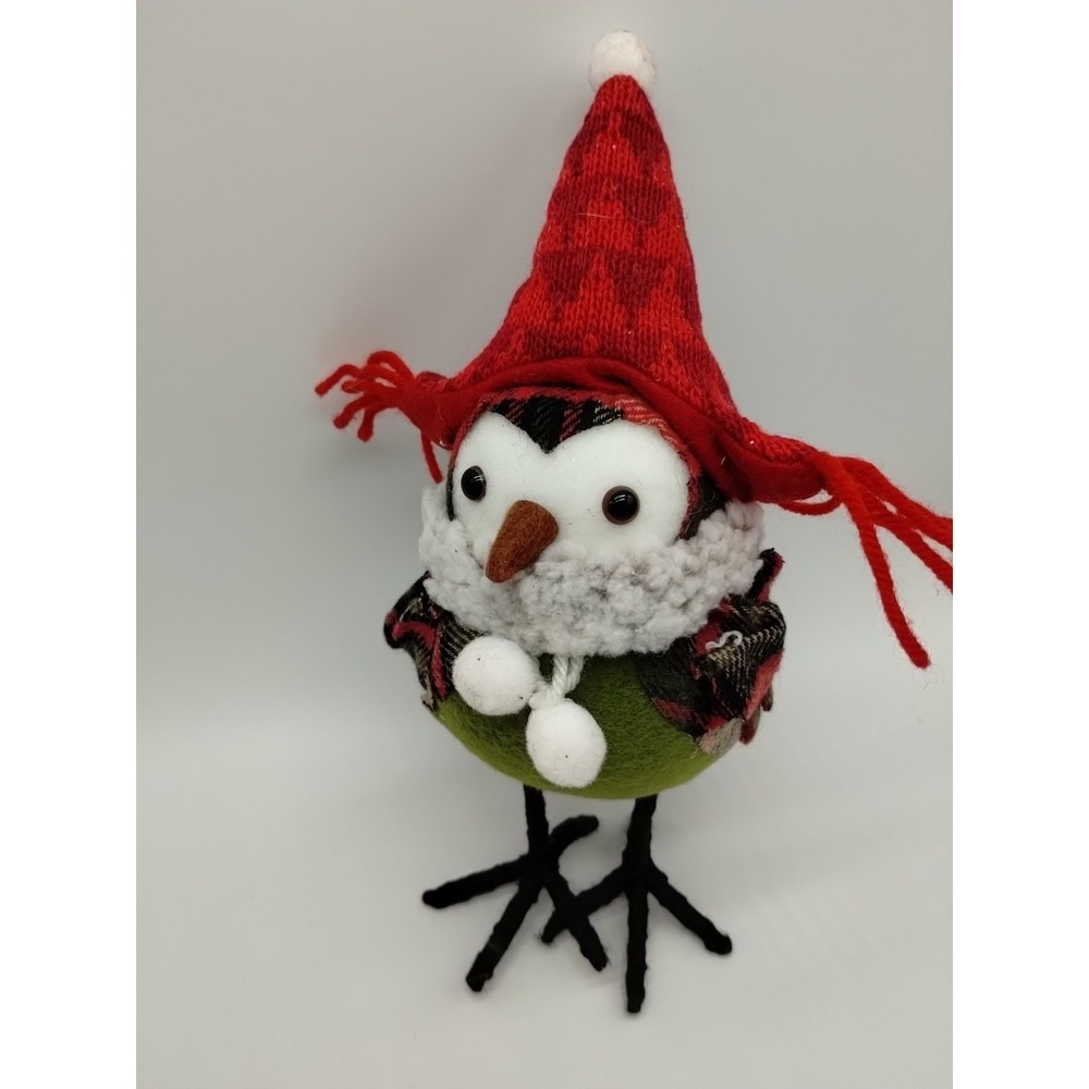 Lot Of 2 Featherly Friends Spritz Birds Wondershop Target Plaid Christmas - Picture 7 of 11
